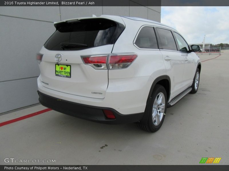 Blizzard Pearl / Ash 2016 Toyota Highlander Limited