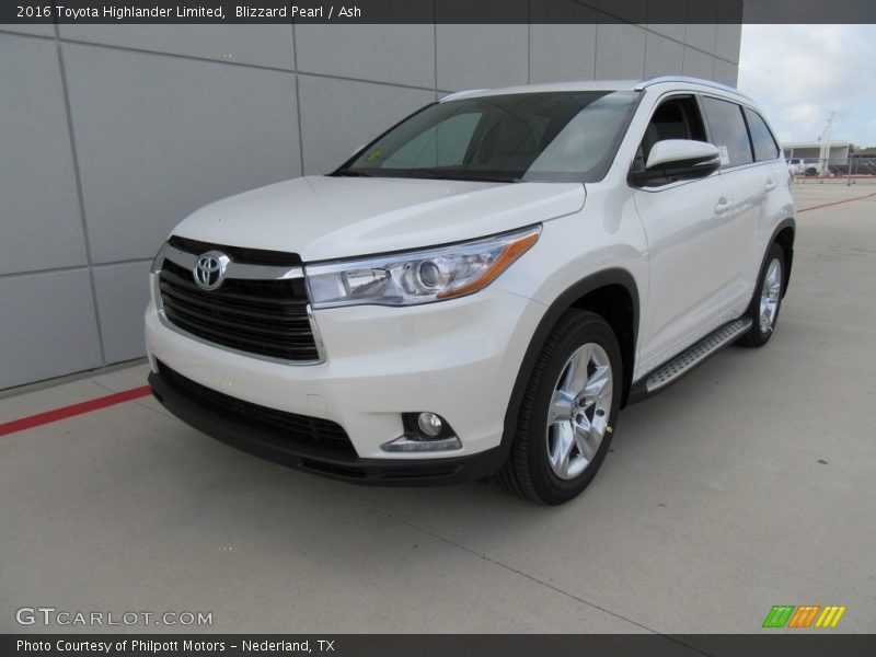 Blizzard Pearl / Ash 2016 Toyota Highlander Limited