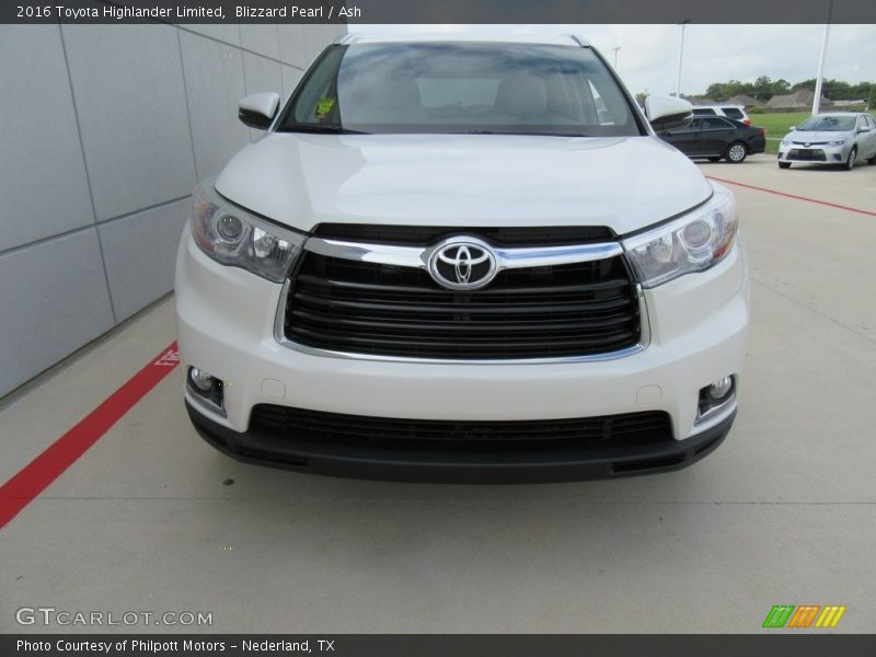 Blizzard Pearl / Ash 2016 Toyota Highlander Limited