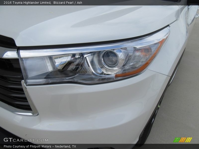 Blizzard Pearl / Ash 2016 Toyota Highlander Limited