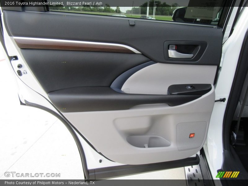Blizzard Pearl / Ash 2016 Toyota Highlander Limited