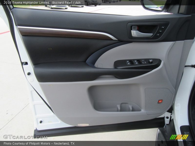 Blizzard Pearl / Ash 2016 Toyota Highlander Limited