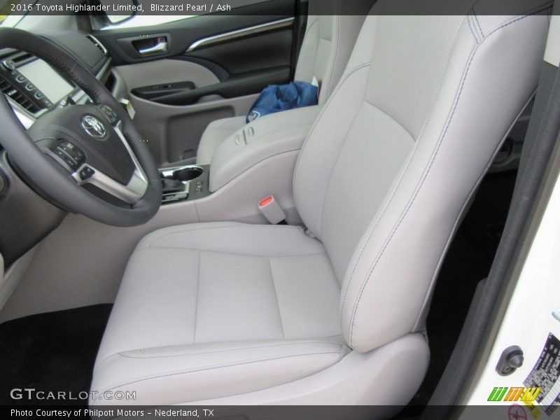 Blizzard Pearl / Ash 2016 Toyota Highlander Limited