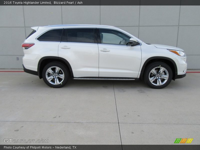 Blizzard Pearl / Ash 2016 Toyota Highlander Limited