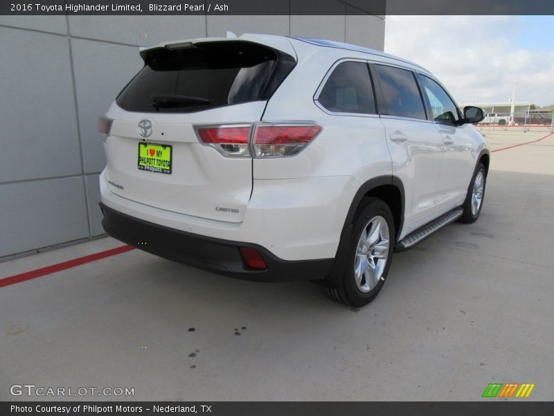 Blizzard Pearl / Ash 2016 Toyota Highlander Limited