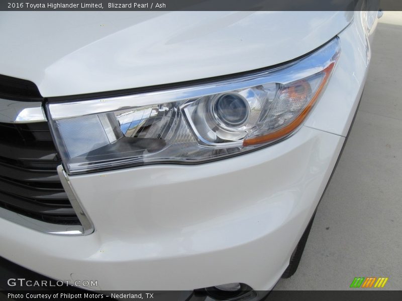 Blizzard Pearl / Ash 2016 Toyota Highlander Limited