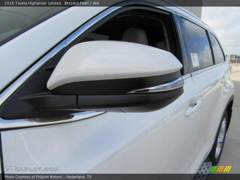 Blizzard Pearl / Ash 2016 Toyota Highlander Limited