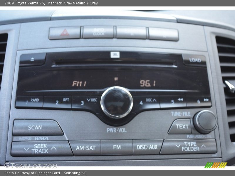 Magnetic Gray Metallic / Gray 2009 Toyota Venza V6