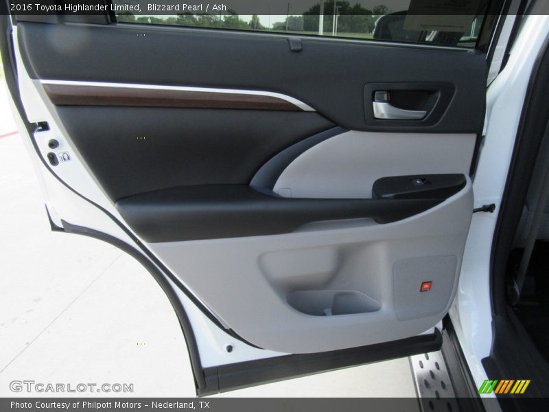 Blizzard Pearl / Ash 2016 Toyota Highlander Limited