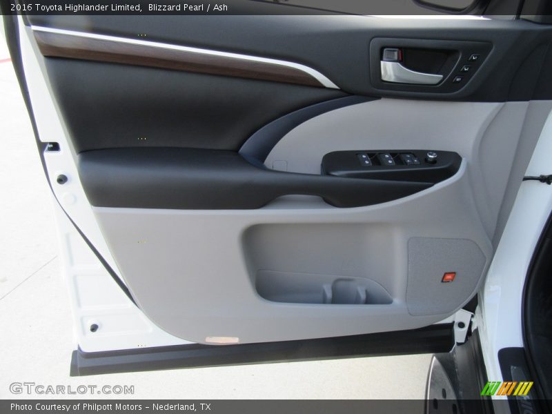 Blizzard Pearl / Ash 2016 Toyota Highlander Limited