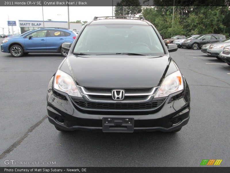Crystal Black Pearl / Black 2011 Honda CR-V SE