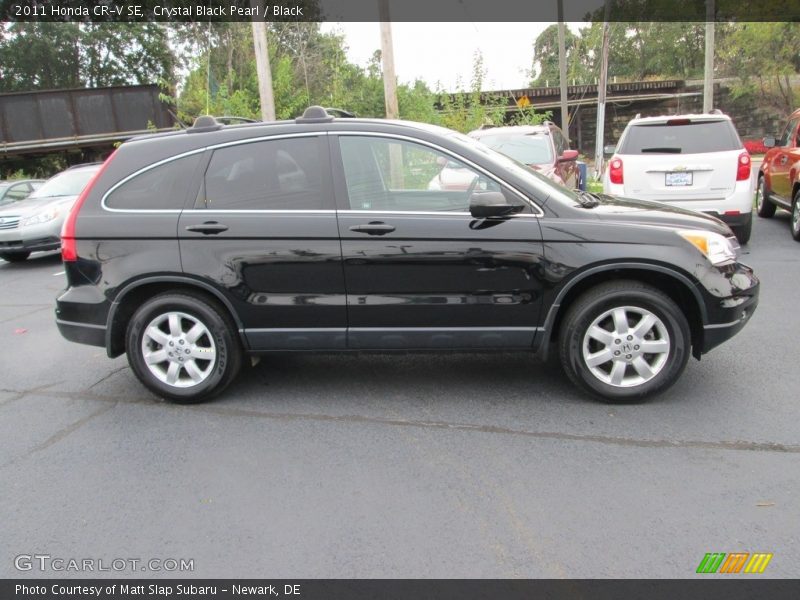 Crystal Black Pearl / Black 2011 Honda CR-V SE