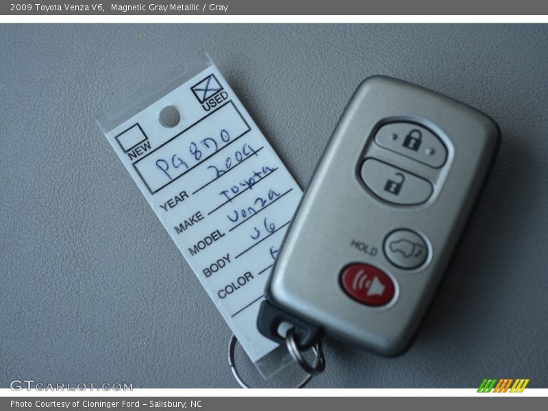 Magnetic Gray Metallic / Gray 2009 Toyota Venza V6