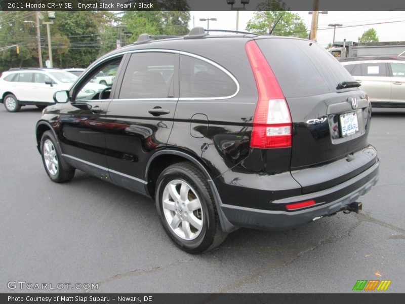 Crystal Black Pearl / Black 2011 Honda CR-V SE