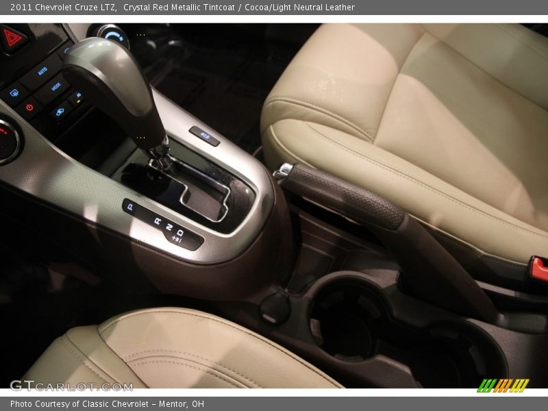 Crystal Red Metallic Tintcoat / Cocoa/Light Neutral Leather 2011 Chevrolet Cruze LTZ