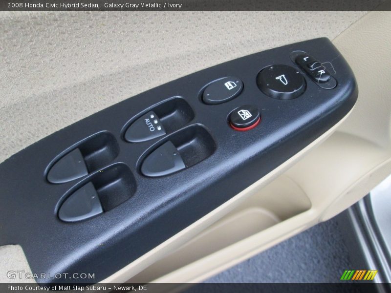 Galaxy Gray Metallic / Ivory 2008 Honda Civic Hybrid Sedan