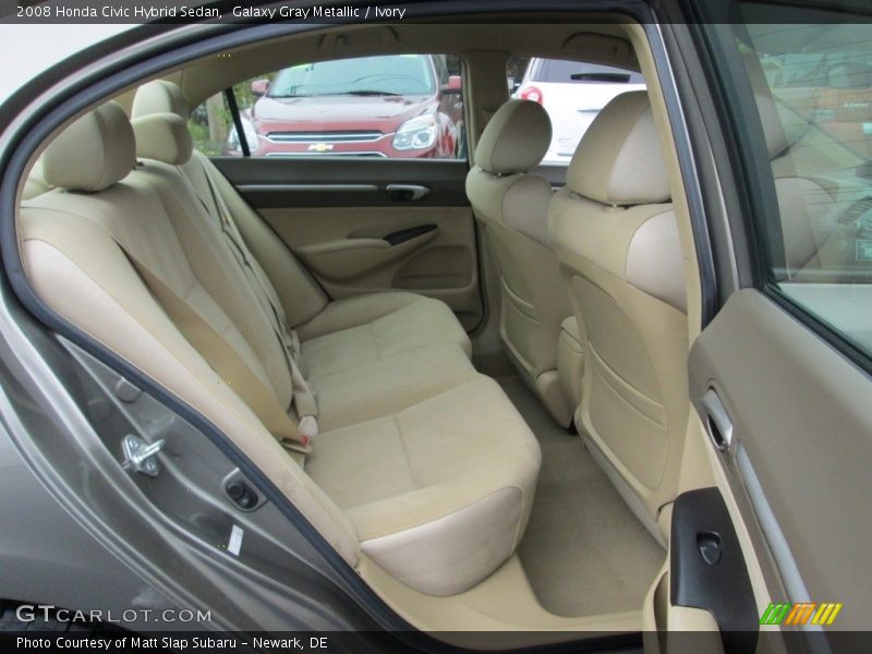 Galaxy Gray Metallic / Ivory 2008 Honda Civic Hybrid Sedan