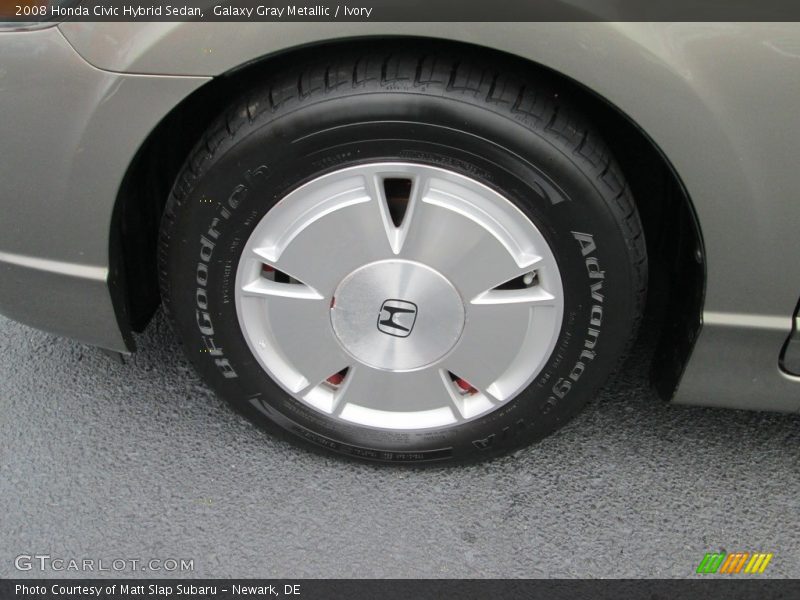 Galaxy Gray Metallic / Ivory 2008 Honda Civic Hybrid Sedan