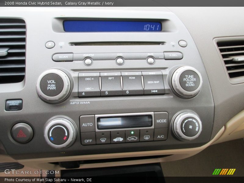 Galaxy Gray Metallic / Ivory 2008 Honda Civic Hybrid Sedan