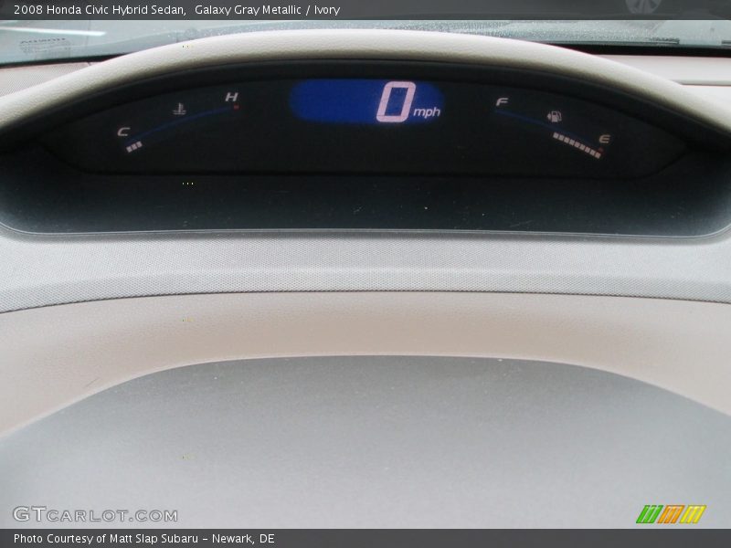 Galaxy Gray Metallic / Ivory 2008 Honda Civic Hybrid Sedan