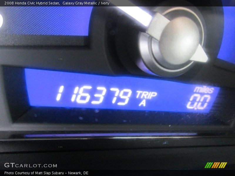 Galaxy Gray Metallic / Ivory 2008 Honda Civic Hybrid Sedan