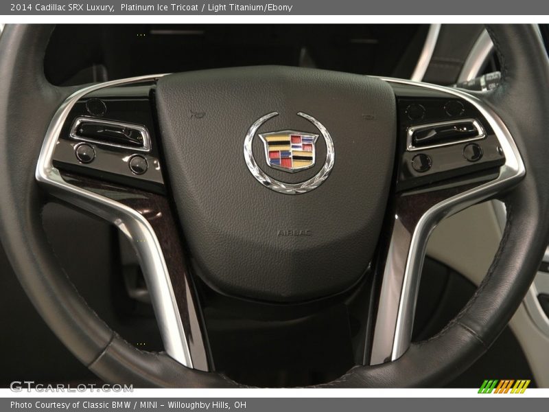 Platinum Ice Tricoat / Light Titanium/Ebony 2014 Cadillac SRX Luxury