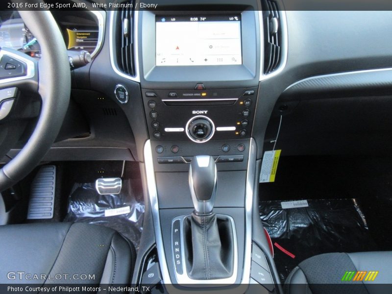 White Platinum / Ebony 2016 Ford Edge Sport AWD