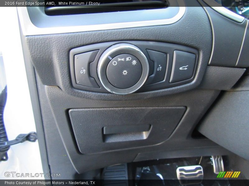 White Platinum / Ebony 2016 Ford Edge Sport AWD