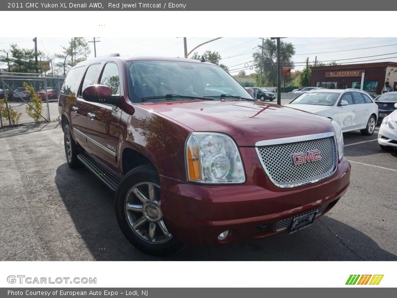 Red Jewel Tintcoat / Ebony 2011 GMC Yukon XL Denali AWD