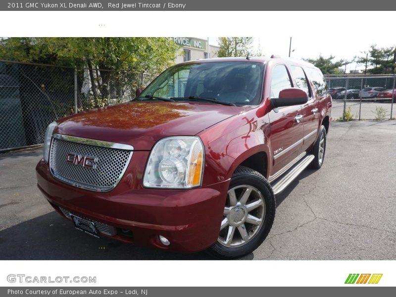 Red Jewel Tintcoat / Ebony 2011 GMC Yukon XL Denali AWD