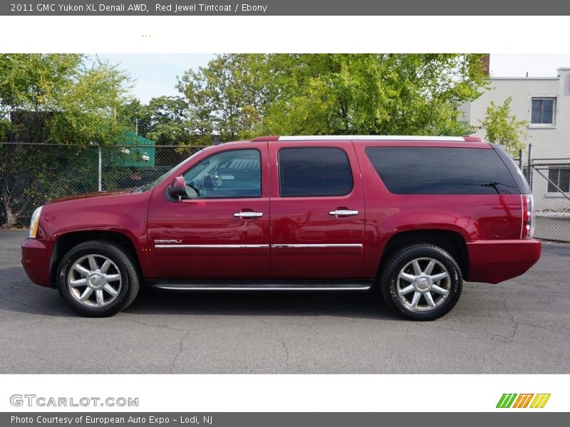 Red Jewel Tintcoat / Ebony 2011 GMC Yukon XL Denali AWD