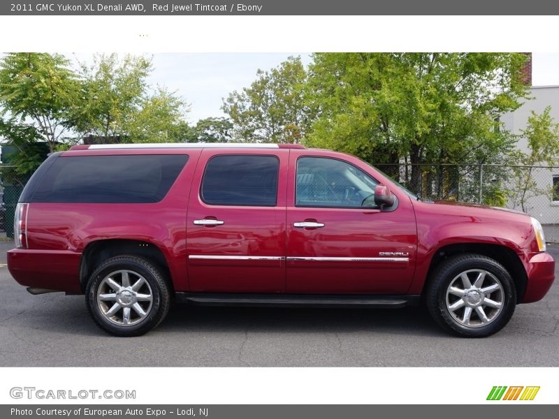 Red Jewel Tintcoat / Ebony 2011 GMC Yukon XL Denali AWD