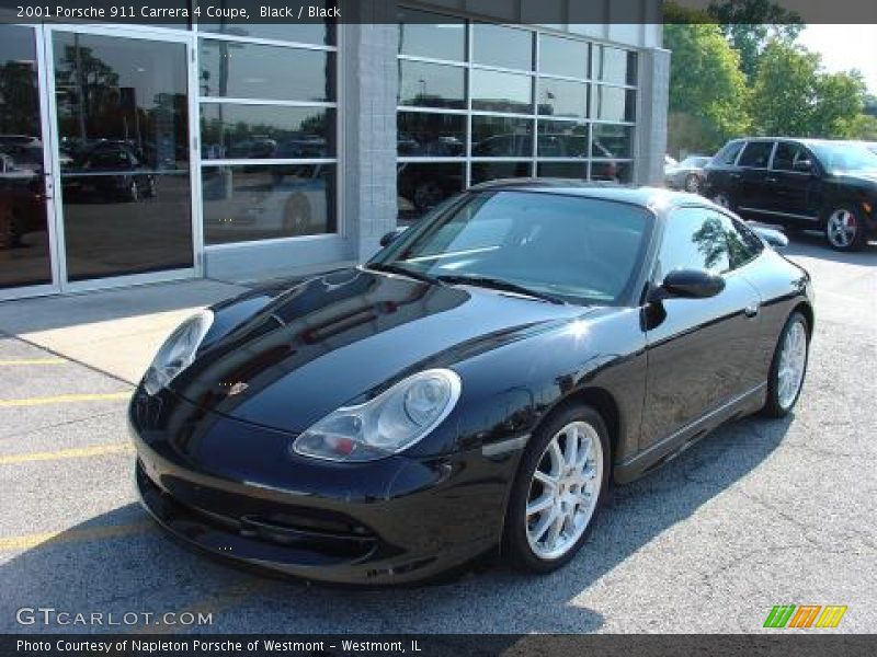 Black / Black 2001 Porsche 911 Carrera 4 Coupe