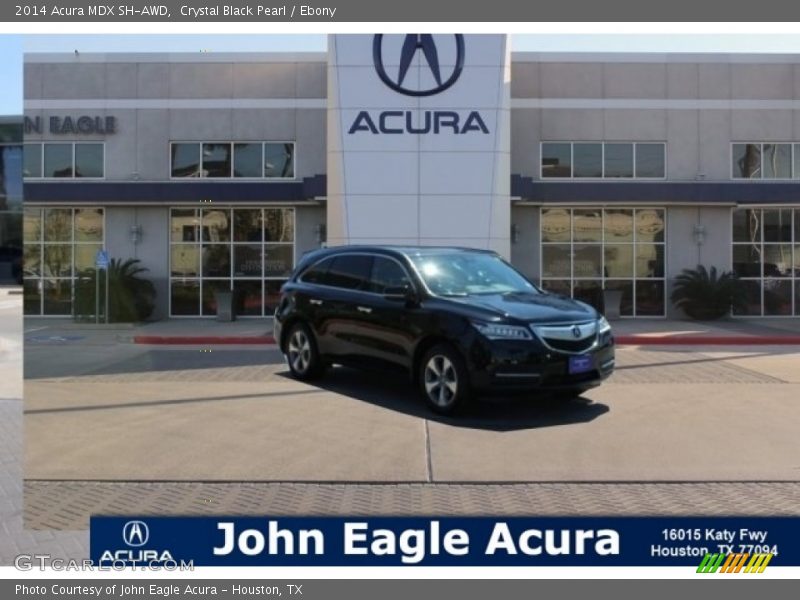 Crystal Black Pearl / Ebony 2014 Acura MDX SH-AWD