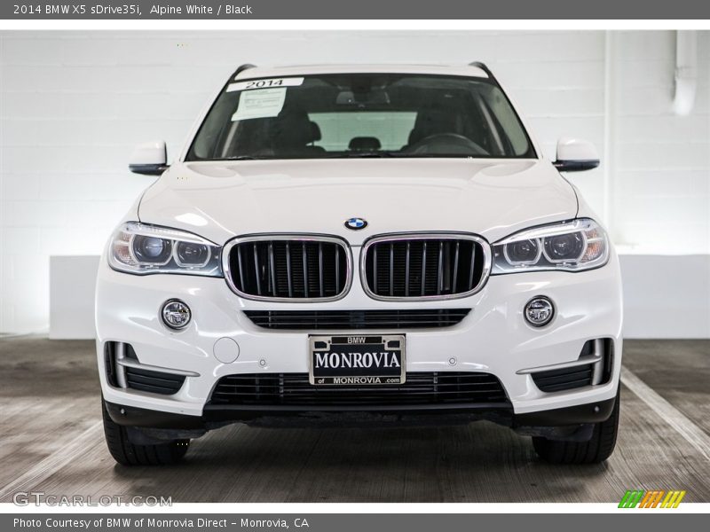 Alpine White / Black 2014 BMW X5 sDrive35i