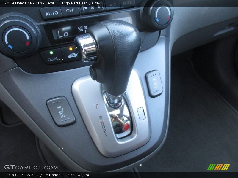 Tango Red Pearl / Gray 2009 Honda CR-V EX-L 4WD