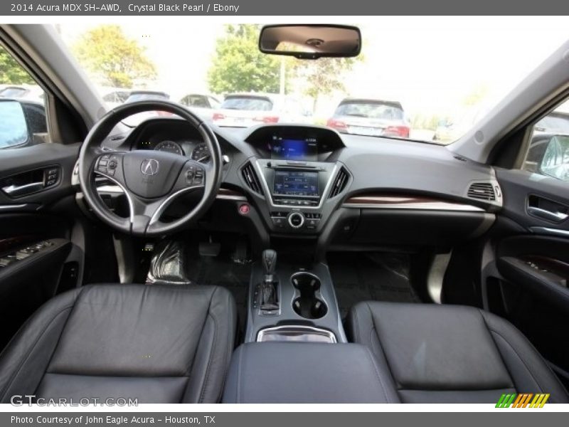 Crystal Black Pearl / Ebony 2014 Acura MDX SH-AWD