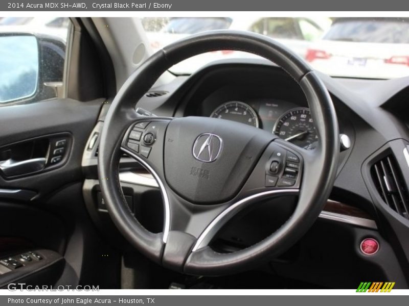 Crystal Black Pearl / Ebony 2014 Acura MDX SH-AWD