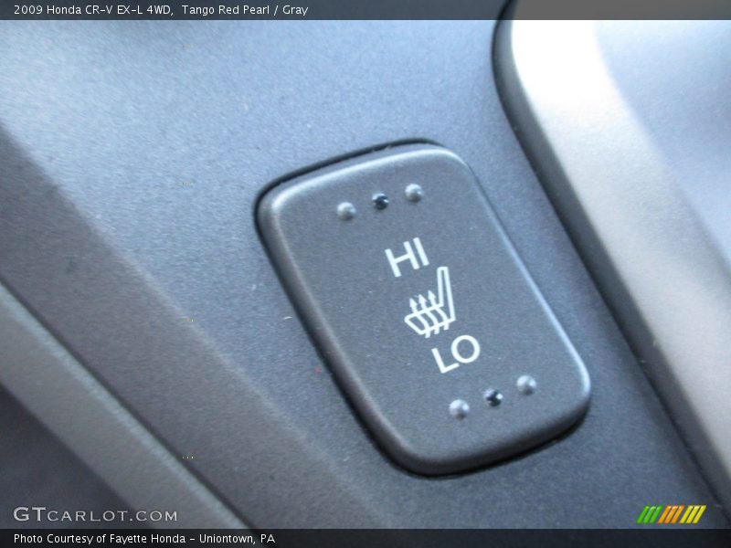 Tango Red Pearl / Gray 2009 Honda CR-V EX-L 4WD