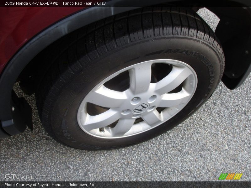Tango Red Pearl / Gray 2009 Honda CR-V EX-L 4WD