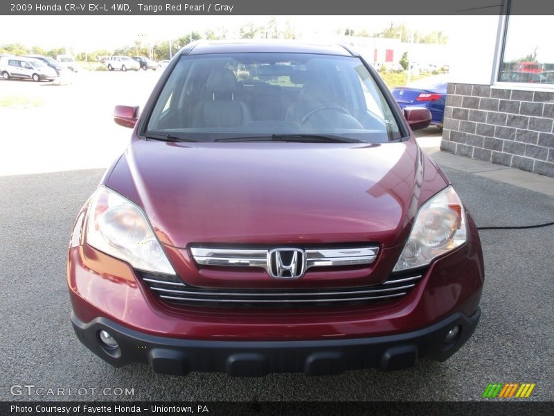 Tango Red Pearl / Gray 2009 Honda CR-V EX-L 4WD