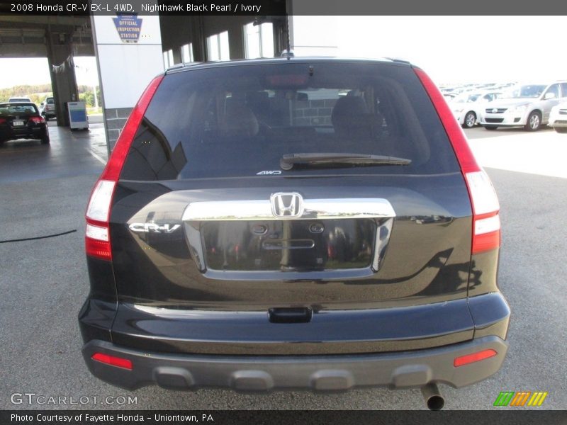 Nighthawk Black Pearl / Ivory 2008 Honda CR-V EX-L 4WD