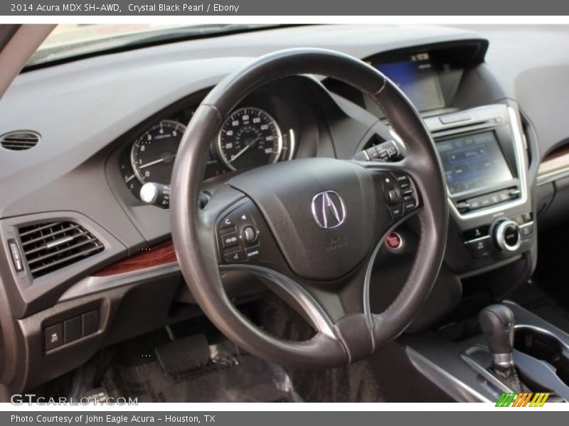Crystal Black Pearl / Ebony 2014 Acura MDX SH-AWD