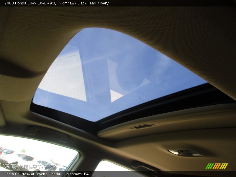 Nighthawk Black Pearl / Ivory 2008 Honda CR-V EX-L 4WD