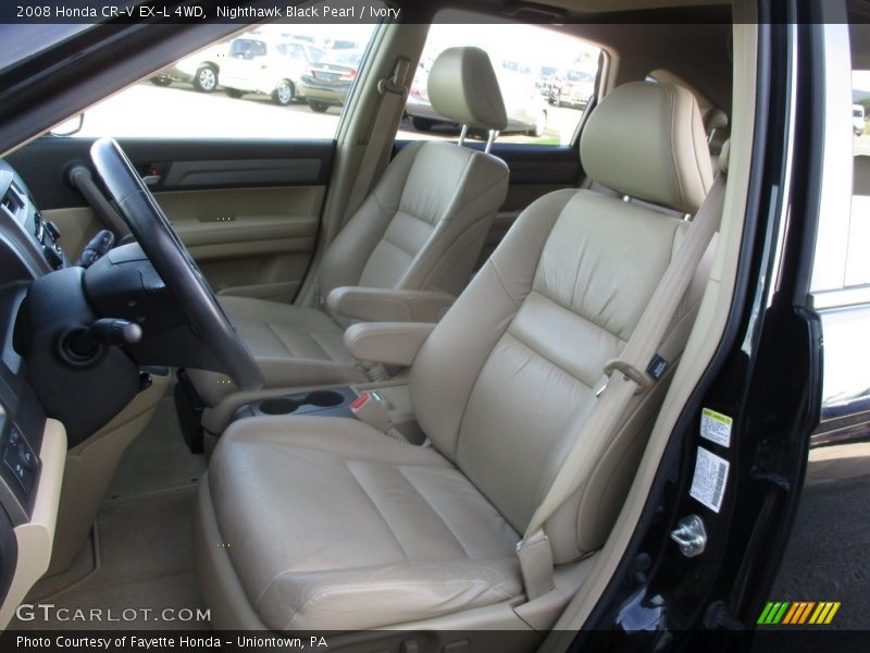 Nighthawk Black Pearl / Ivory 2008 Honda CR-V EX-L 4WD
