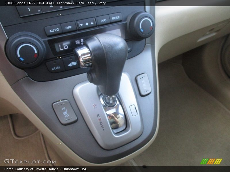 Nighthawk Black Pearl / Ivory 2008 Honda CR-V EX-L 4WD