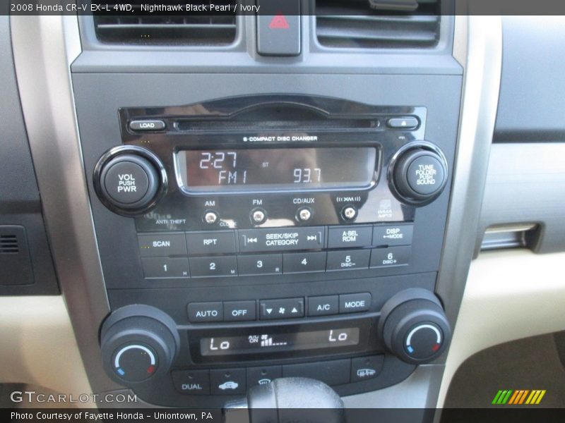 Nighthawk Black Pearl / Ivory 2008 Honda CR-V EX-L 4WD