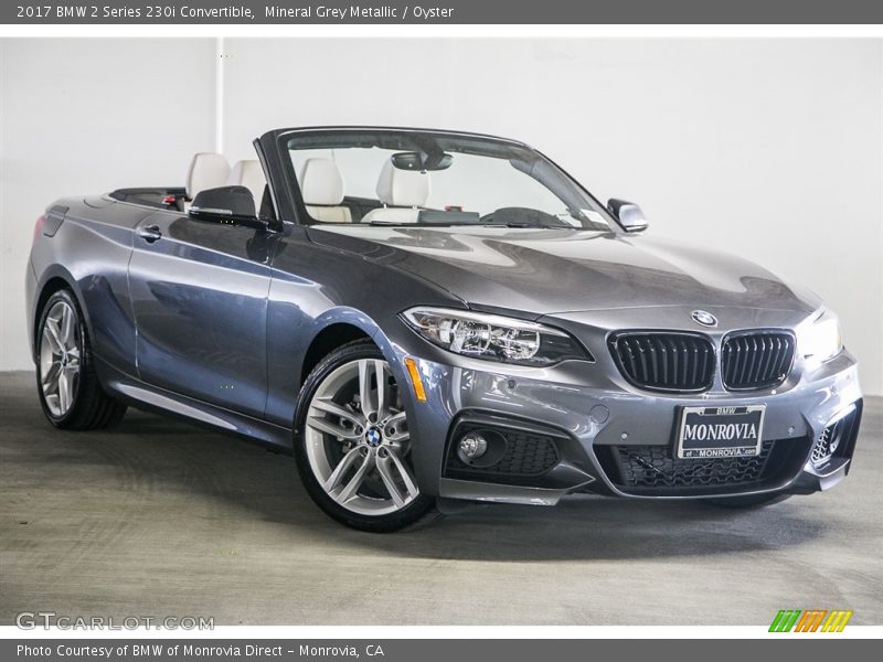 Mineral Grey Metallic / Oyster 2017 BMW 2 Series 230i Convertible