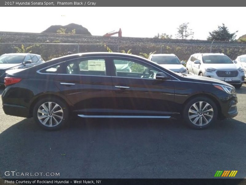 Phantom Black / Gray 2017 Hyundai Sonata Sport
