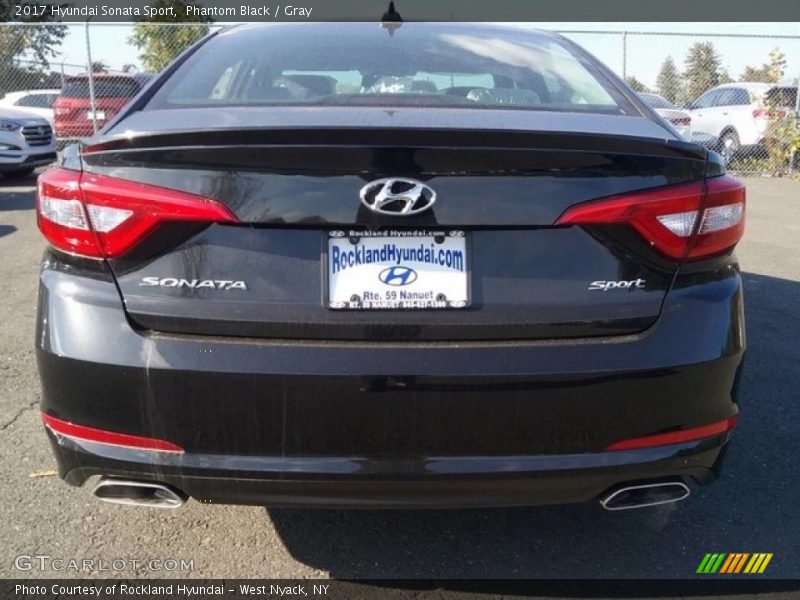 Phantom Black / Gray 2017 Hyundai Sonata Sport